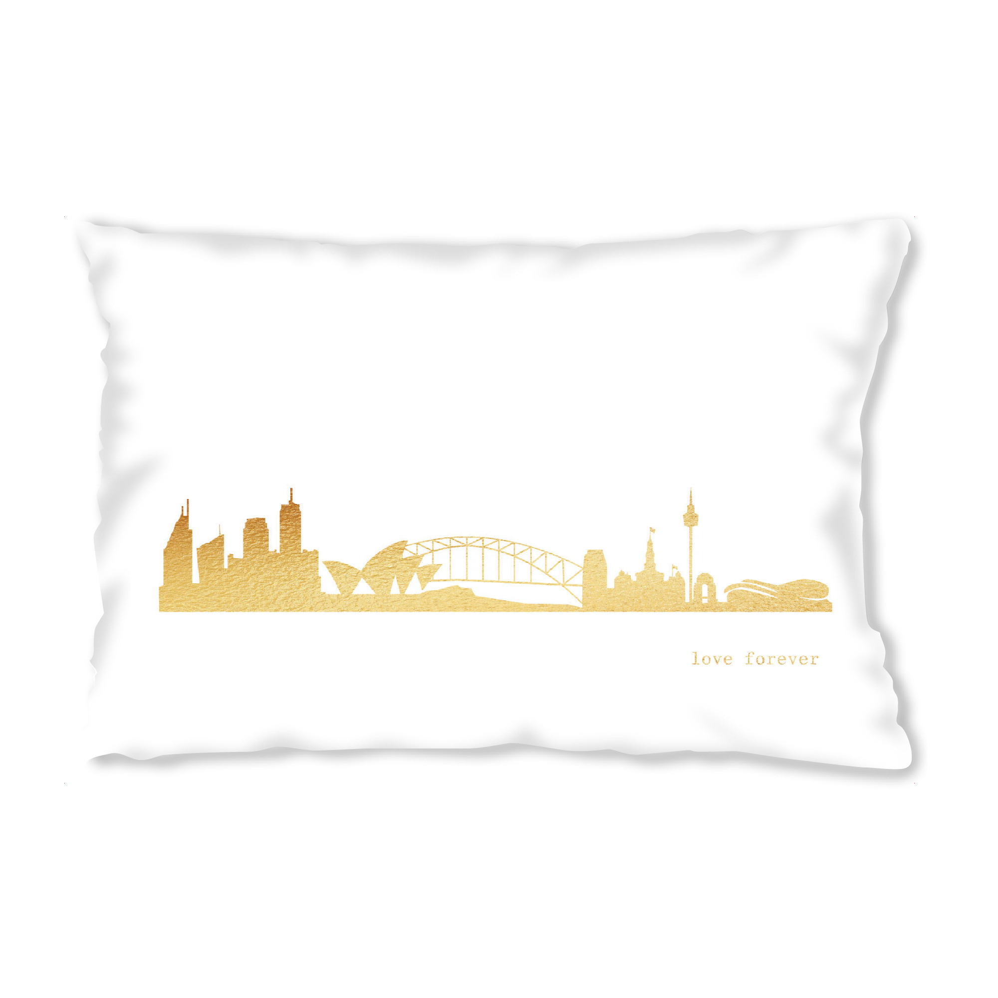 Design-Kissen "SYDNEY GOLD Print Love" artboxONE - Städte,Reise,Architektur,Städte / Sydney
