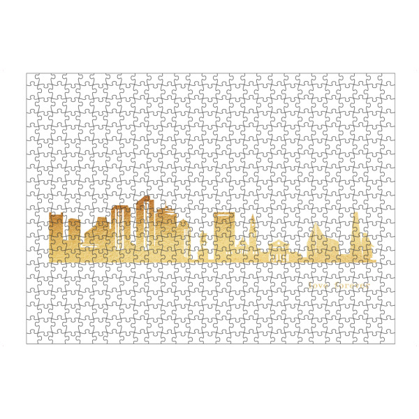 artboxONE Puzzle "BOSTON GOLD Print Love" artboxONE - Städte,Reise,Architektur,Städte / Boston