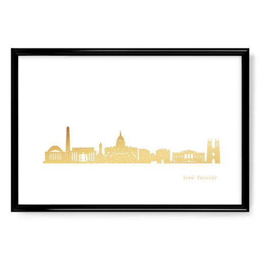 Washington GOLD Print Love
