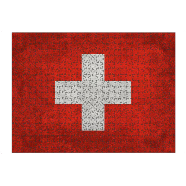 Puzzle Ravensburger "Flag of Switzerland" artboxONE - Reise,Reise / Länder - Schweiz,Schweiz - Bild Schweiz