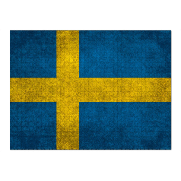 Puzzle Ravensburger "Flag of Sweden" artboxONE - Reise,Reise / Länder