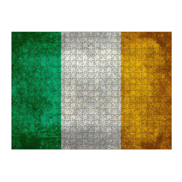 Puzzle Ravensburger "Flag of Ireland" artboxONE - Reise,Reise / Länder
