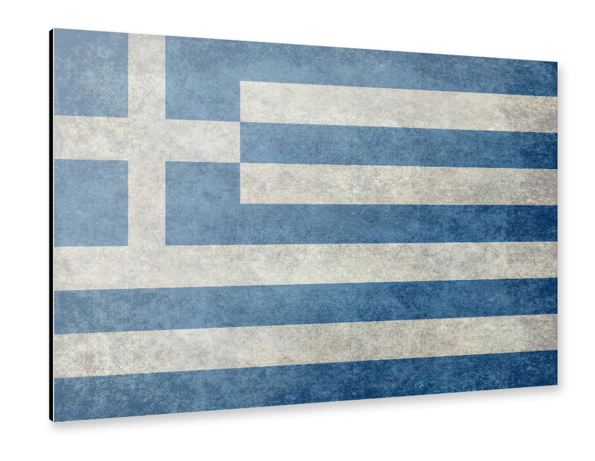 Alu-Dibond "Flag of Greece" 75x50 cm artboxONE