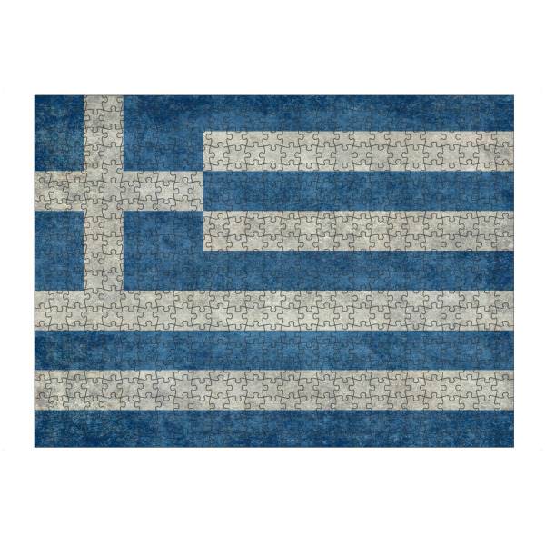Puzzle Ravensburger "Flag of Greece" artboxONE - Reise,Reise / Länder