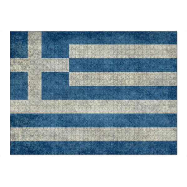 Puzzle Ravensburger "Flag of Greece" artboxONE - Reise,Reise / Länder