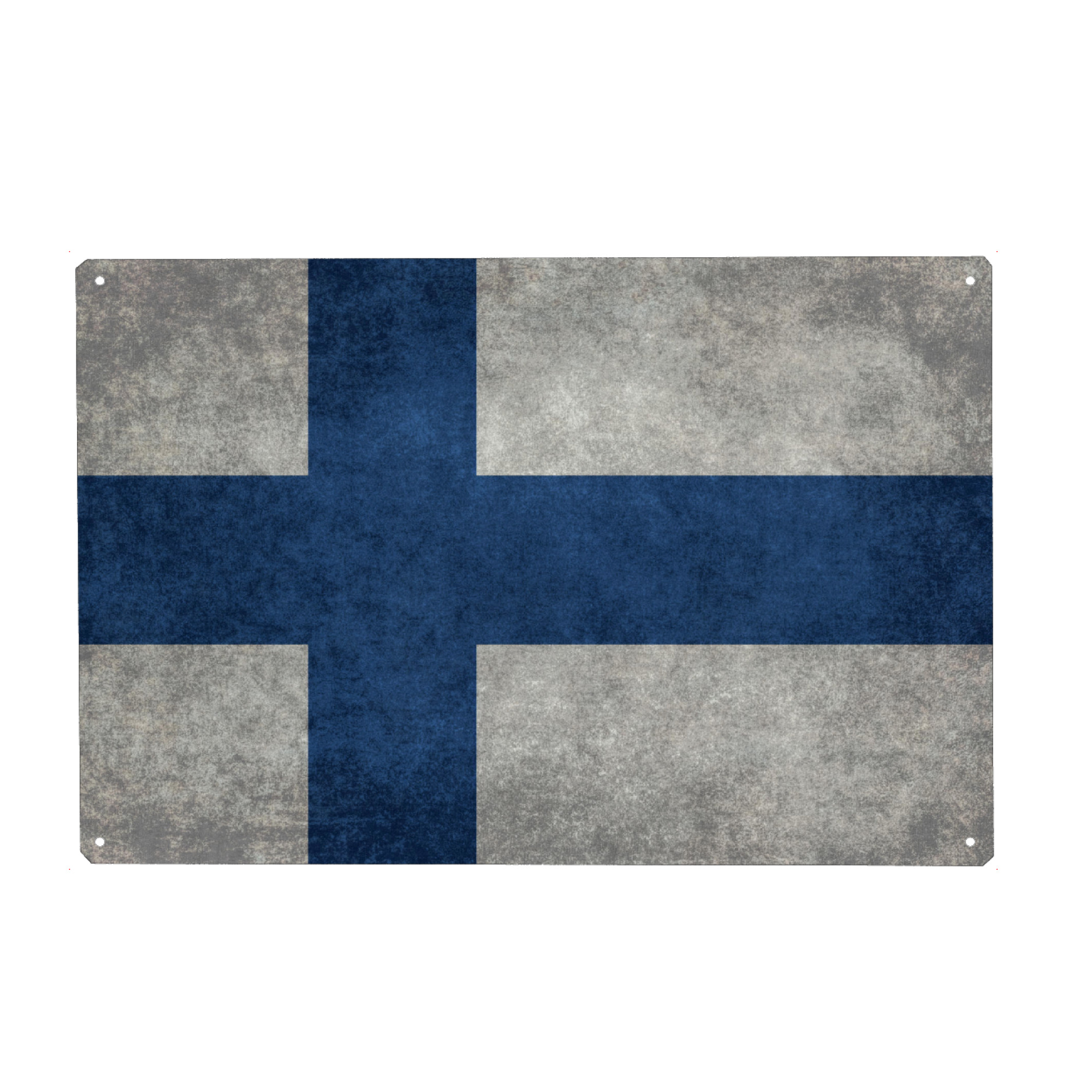 Holzbild "Flag of Finland" artboxONE - Reise,Reise / Länder
