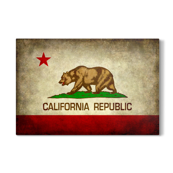 Galerie-Print "Flag of California" 30x20 cm artboxONE