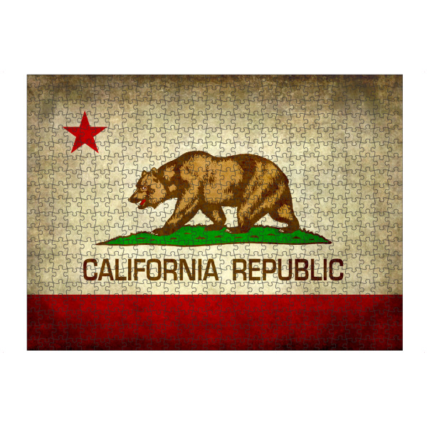 artboxONE Puzzle "Flag of California" artboxONE - Reise,Tiere,Reise / Länder