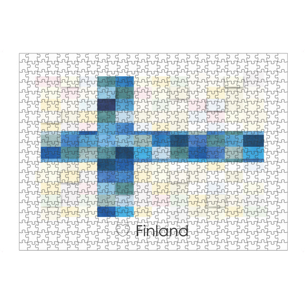 artboxONE Puzzle "Finland Flag" artboxONE - Reise,Reise / Länder