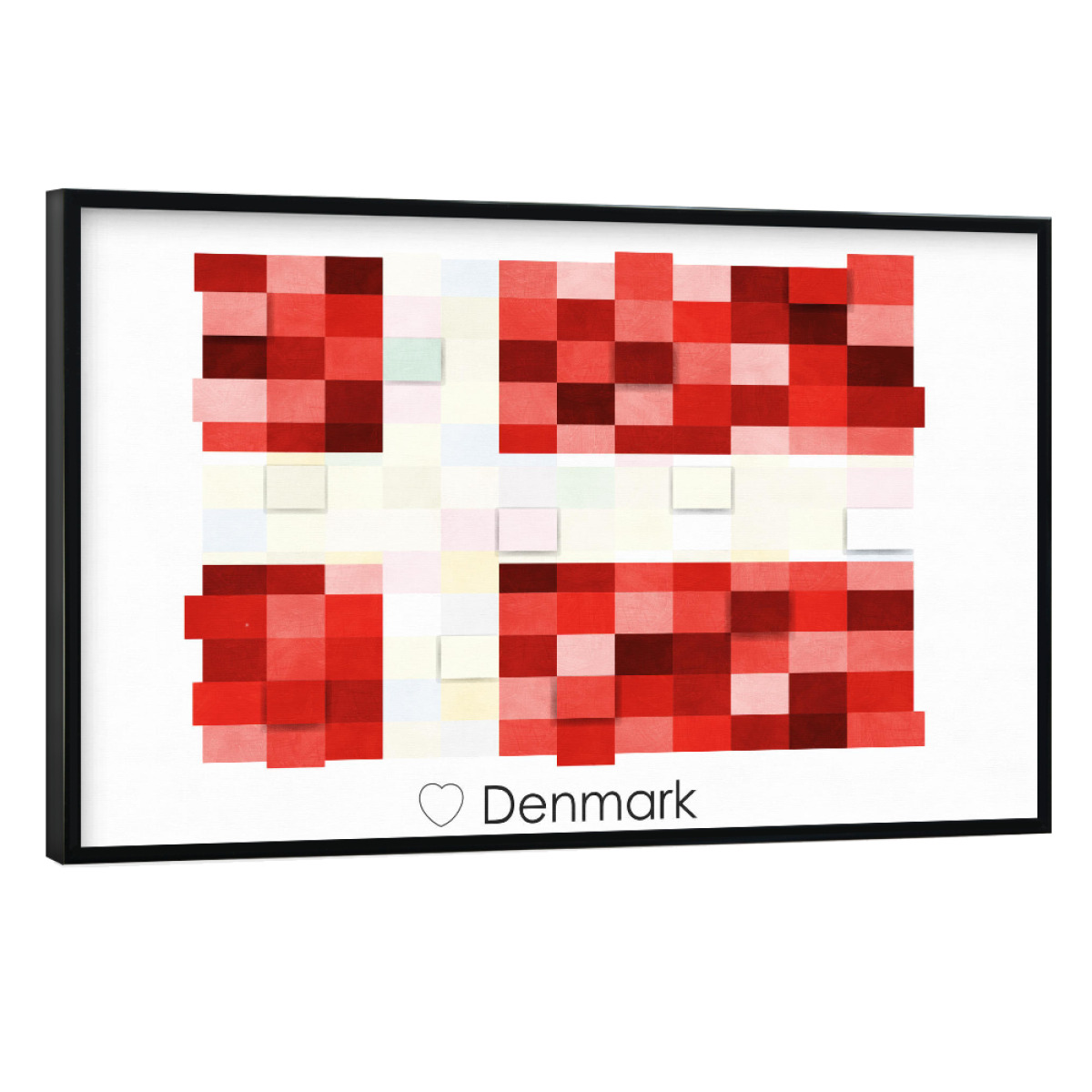 Denmark Flag Als Poster With Plastic Frame Bei Artboxone Kaufen