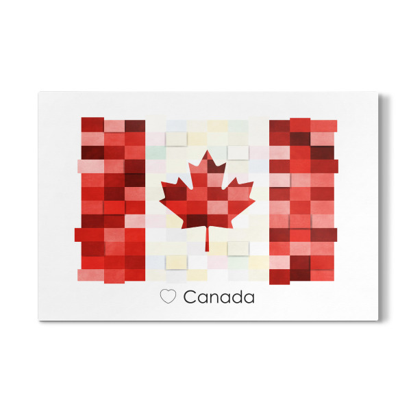 Galerie-Print "Canada Flag" 30x20 cm artboxONE
