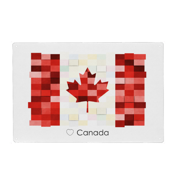 Holzbild "Canada Flag" artboxONE - Reise,Reise / Länder