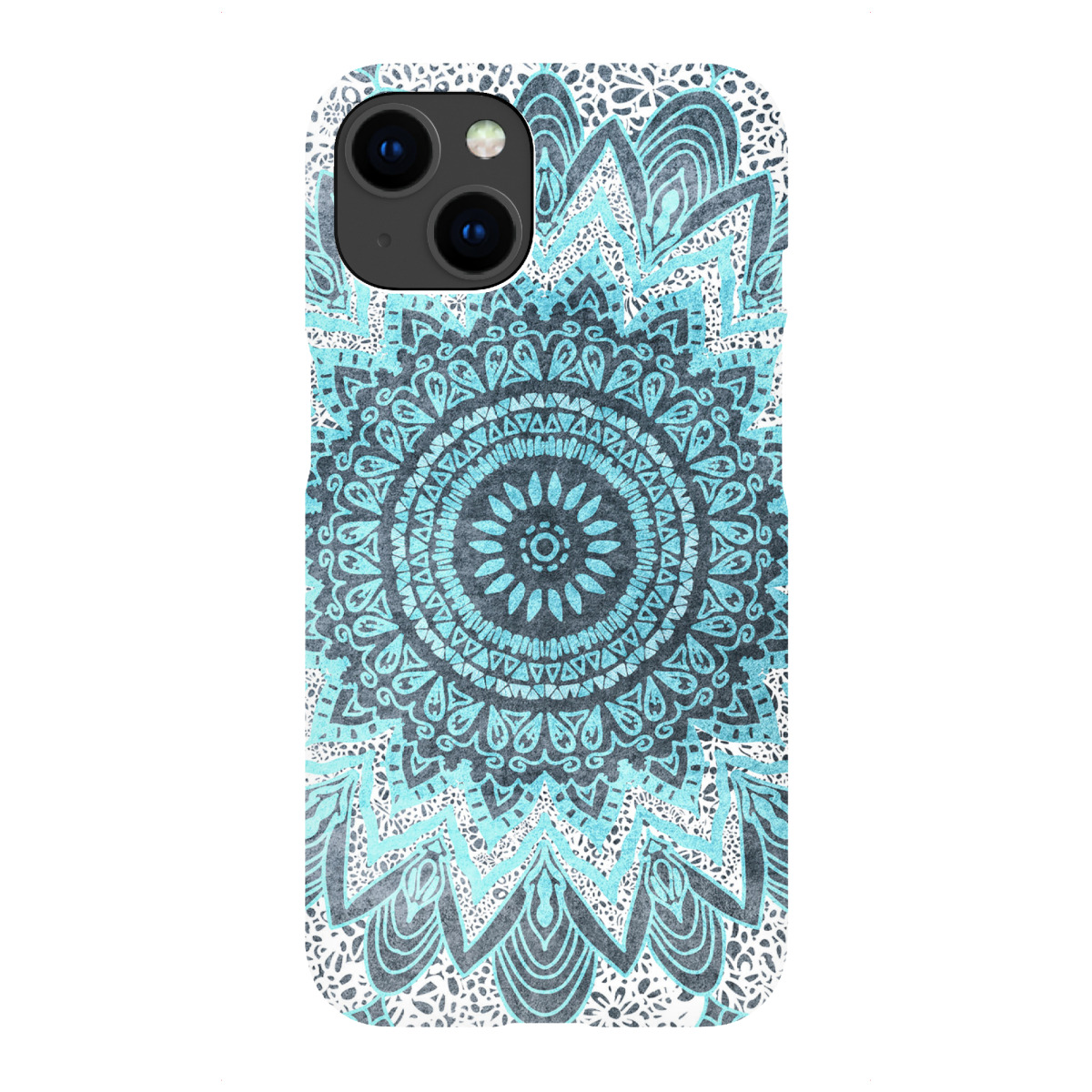 iPhone "BOHOCHIC MANDALA IN BLUE" Premium-Case Handyhülle artboxONE