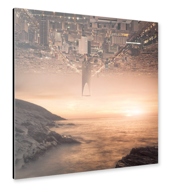 Alu-Dibond "Sunrises & Sunsets" 30x30 cm artboxONE