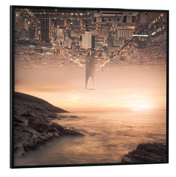 Poster mit schwarzem Rahmen 30x30 cm "Sunrises & Sunsets" artboxONE - Natur,Abstrakt