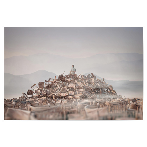 Poster 30x20 cm "Chairs Wonderland" artboxONE - Natur,Abstrakt