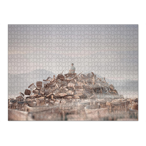 Puzzle Ravensburger "Chairs Wonderland" artboxONE - Natur,Abstrakt