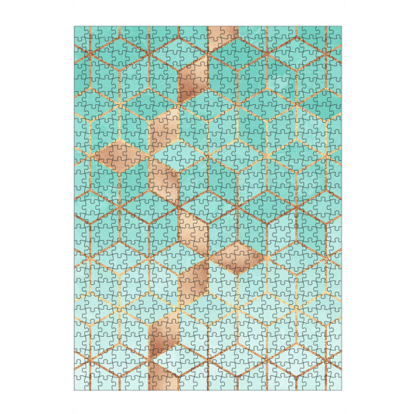 artboxONE Puzzle "Soft Gradient Aquamarine" artboxONE - Abstrakt,Geometrie - Geometrie,Aquamarin - Bild geometrie