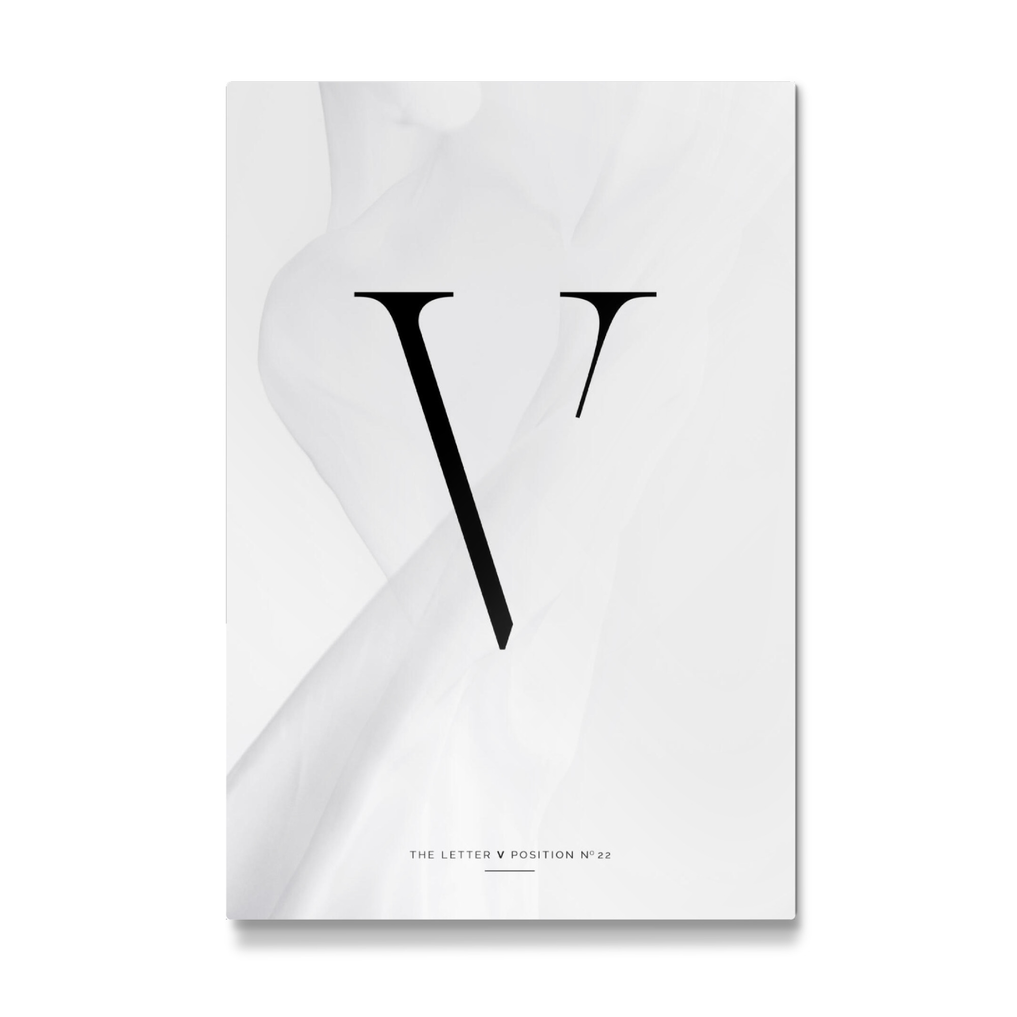 Galerie-Print "BLACK LETTER COLLECTION | V" 75x50 cm artboxONE