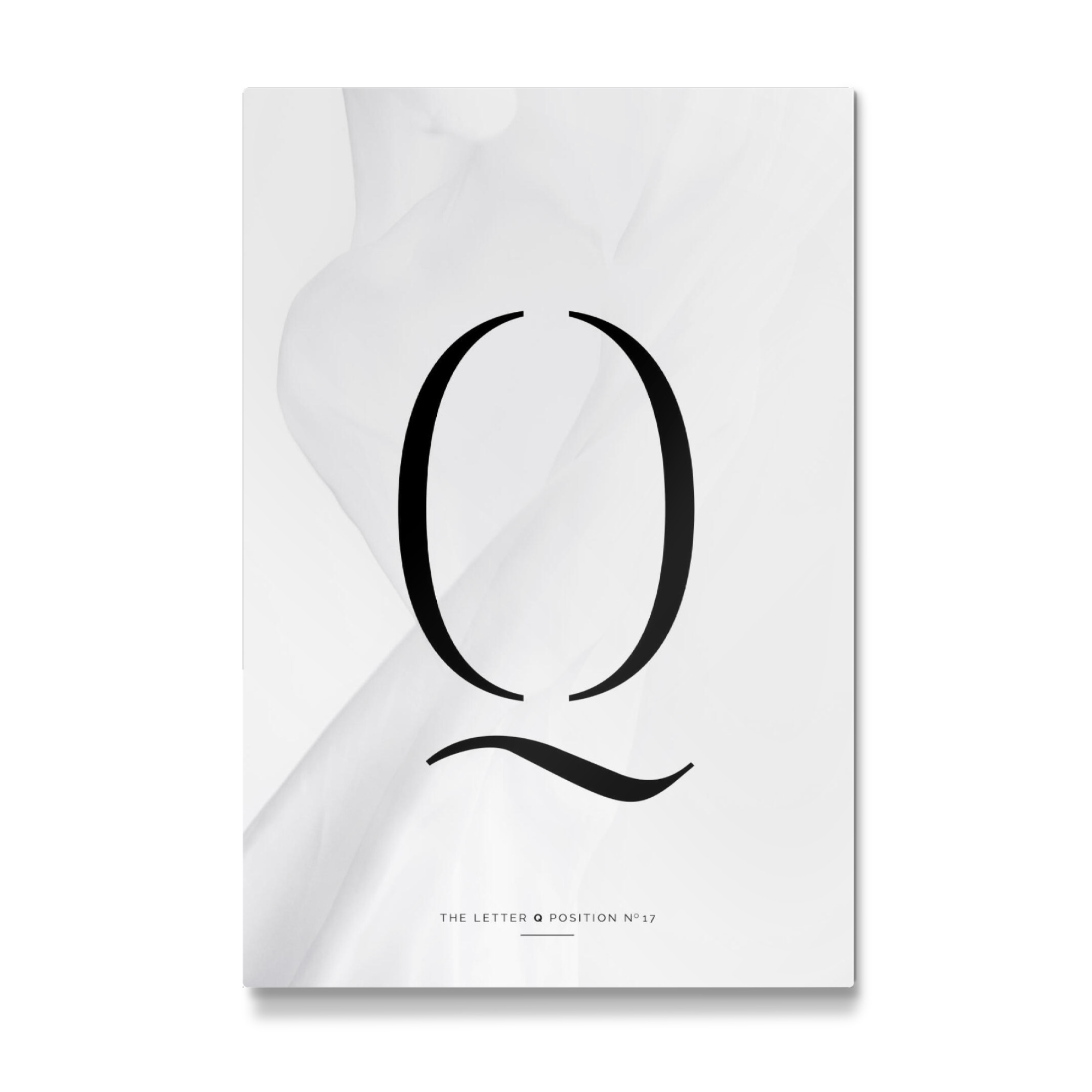 Galerie-Print "BLACK LETTER COLLECTION | Q" 75x50 cm artboxONE