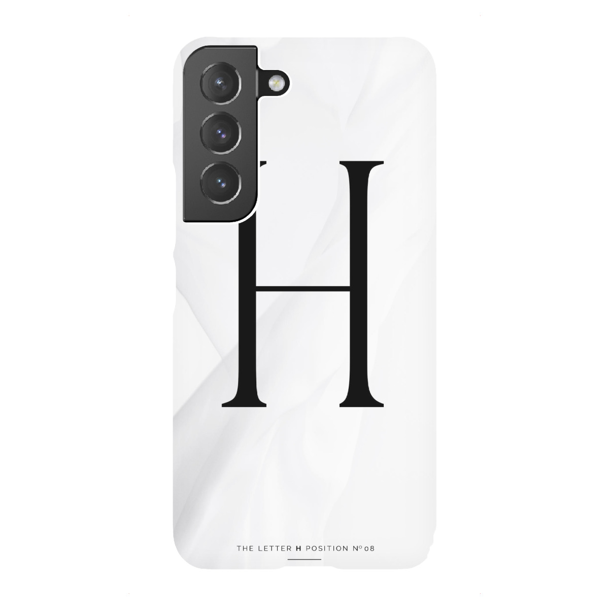 "BLACK LETTER COLLECTION | H"für Samsung Galaxy - Premium-Case Handyhülle artboxONE