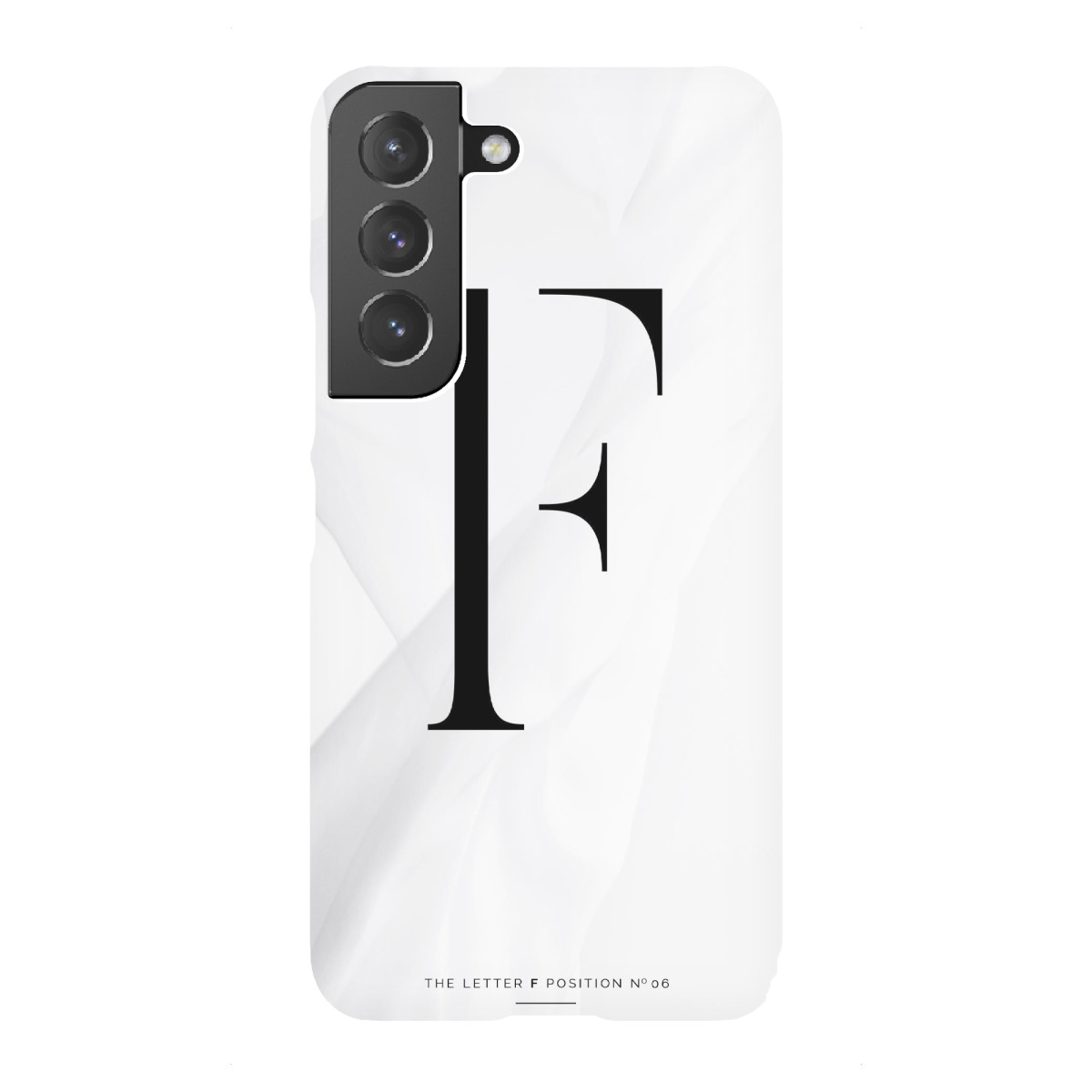 "BLACK LETTER COLLECTION | F"für Samsung Galaxy - Premium-Case Handyhülle artboxONE