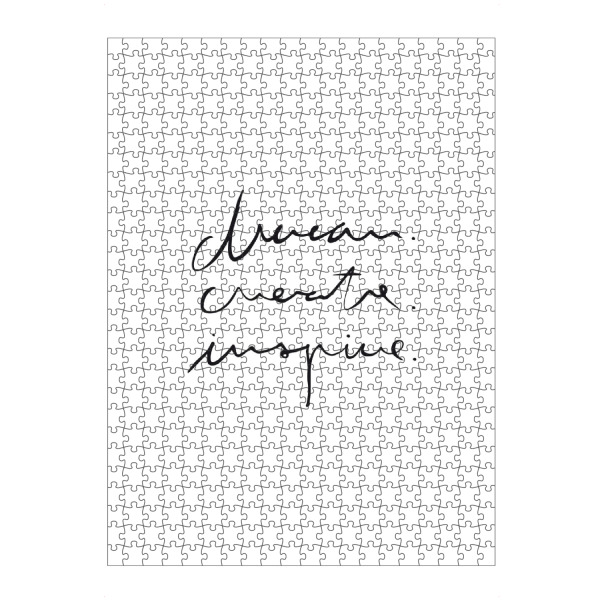 artboxONE Puzzle "Dream Create Inspire" artboxONE - Typografie