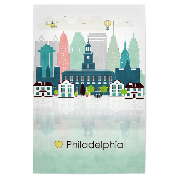 Poster 30x20 cm "Philadelphia Skyline" artboxONE - Städte,Reise,Städte / Weitere