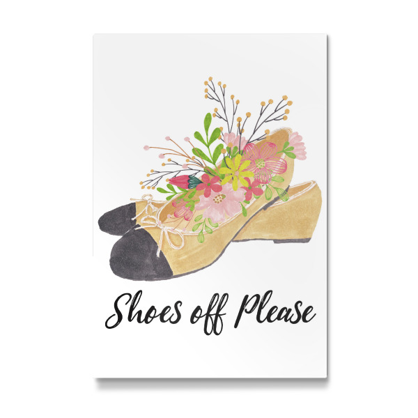 Galerie-Print "Shoes Off Please" 30x20 cm artboxONE