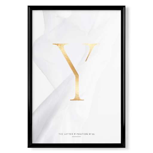 GOLD LETTER COLLECTION | Y