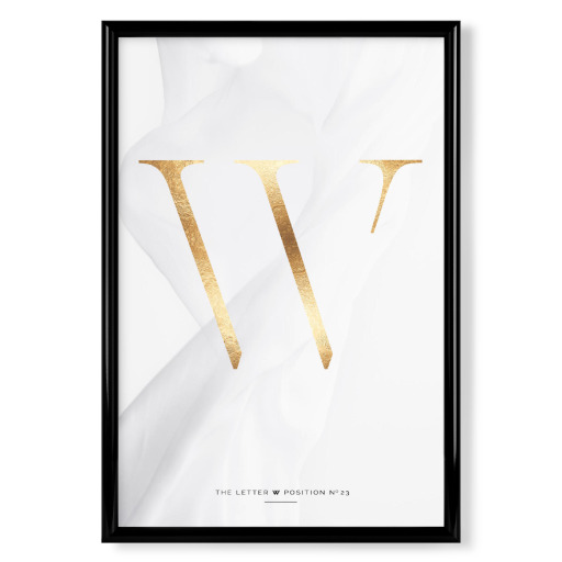 GOLD LETTER COLLECTION | W
