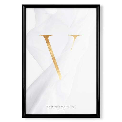GOLD LETTER COLLECTION | V