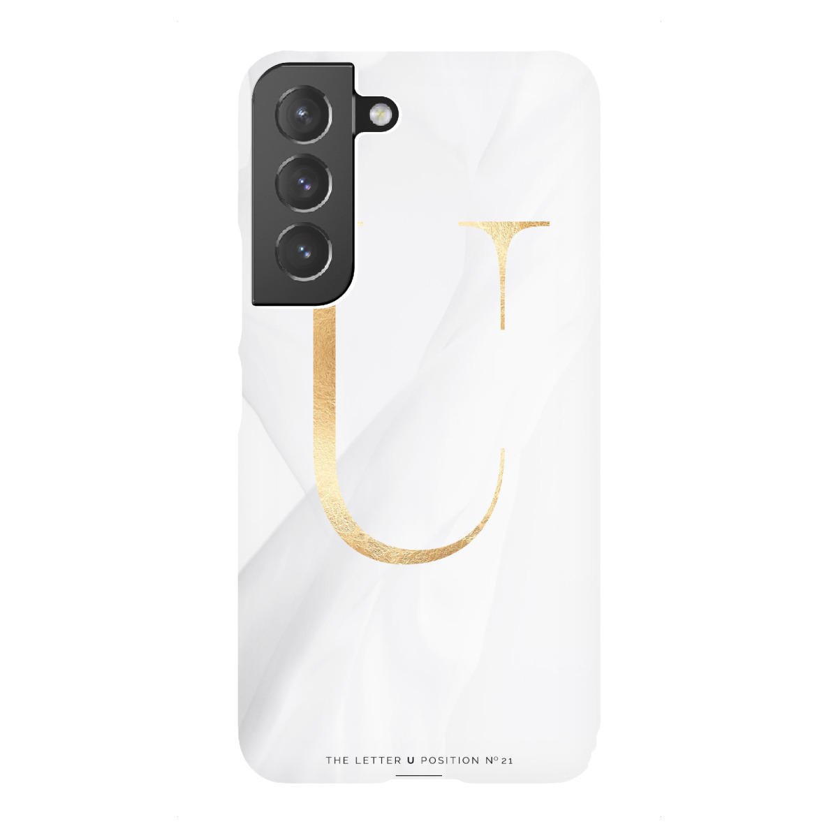 Samsung Galaxy "GOLD LETTER COLLECTION | U" Premium-Case Handyhülle artboxONE