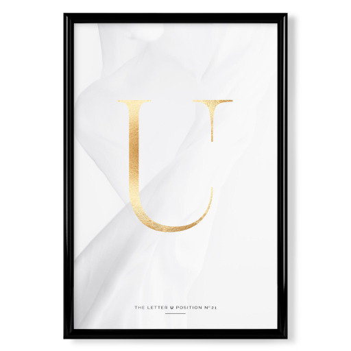GOLD LETTER COLLECTION | U