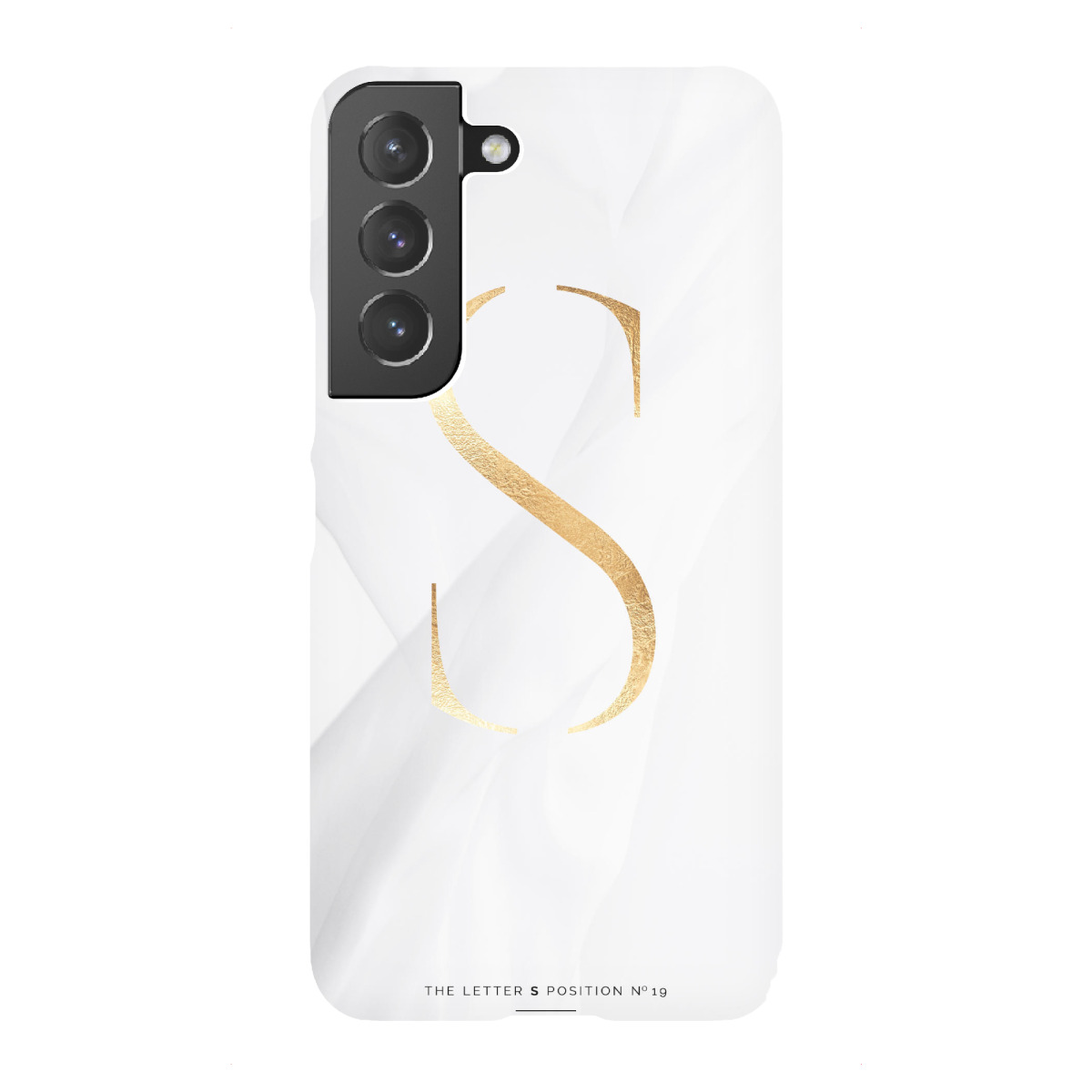 "GOLD LETTER COLLECTION | S"für Samsung Galaxy - Premium-Case Handyhülle artboxONE