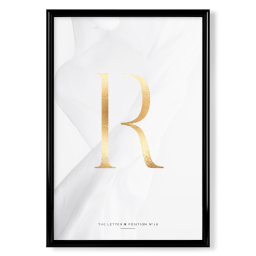 GOLD LETTER COLLECTION | R