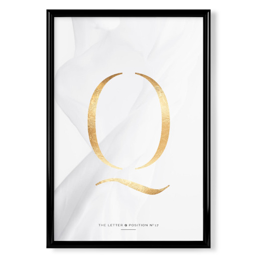 GOLD LETTER COLLECTION | Q