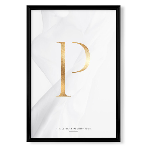 GOLD LETTER COLLECTION | P