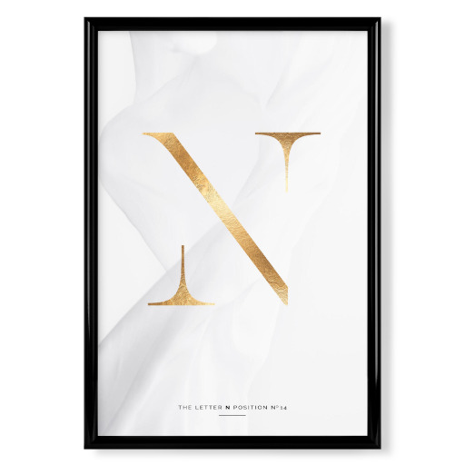 GOLD LETTER COLLECTION | N