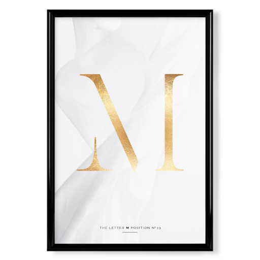 GOLD LETTER COLLECTION | M