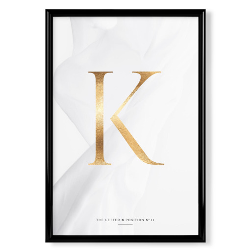 GOLD LETTER COLLECTION | K