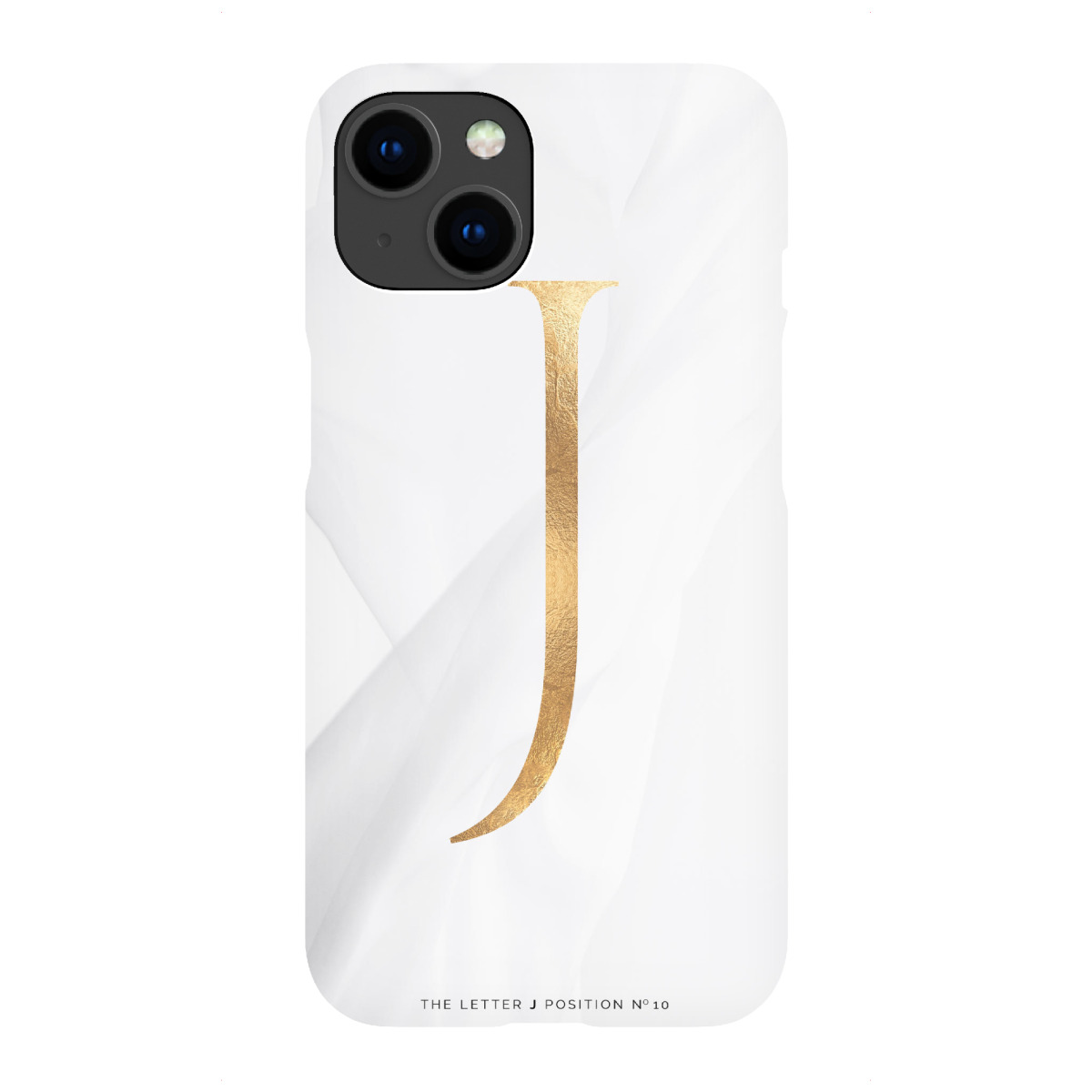 iPhone "GOLD LETTER COLLECTION | J" Premium-Case Handyhülle artboxONE