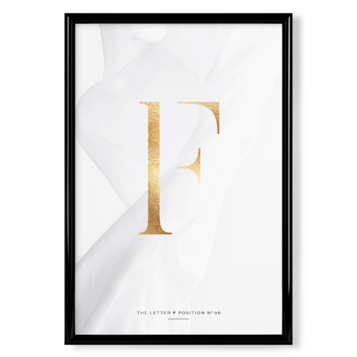 GOLD LETTER COLLECTION | F