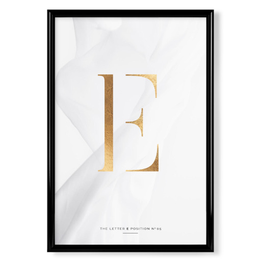 GOLD LETTER COLLECTION | e