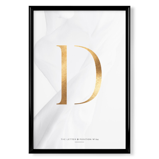 GOLD LETTER COLLECTION | D
