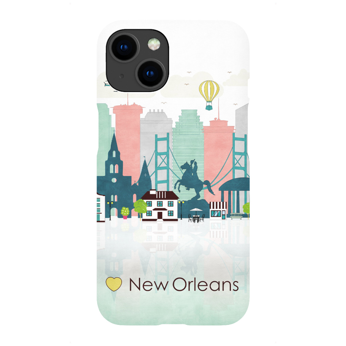 iPhone "New Orleans Skyline" Premium-Case Handyhülle artboxONE