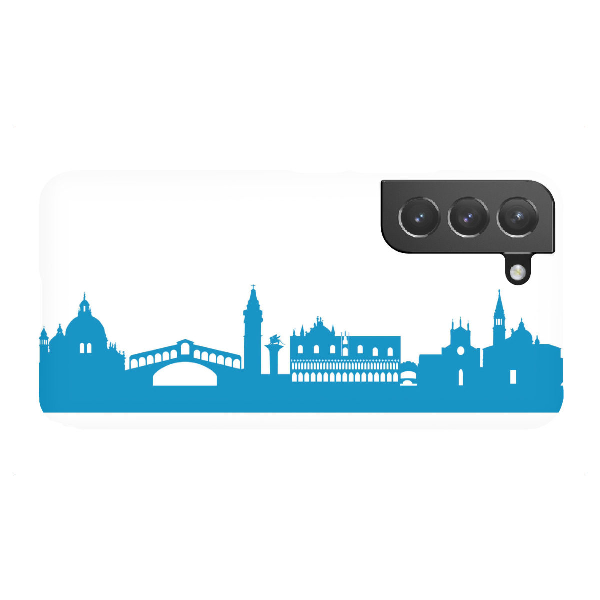 Samsung Galaxy "VENEDIG 05 Skyline Print monochrome Teal" Premium-Case Handyhülle artboxONE