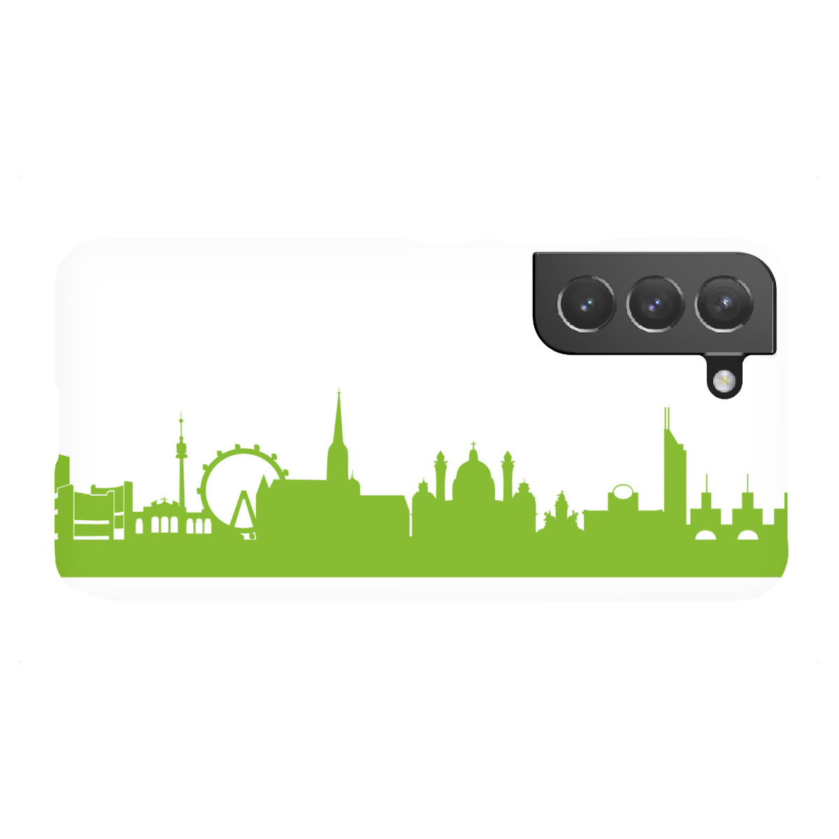 Samsung Galaxy "WIEN 01 grüner Skyline-Print" Premium-Case Handyhülle artboxONE