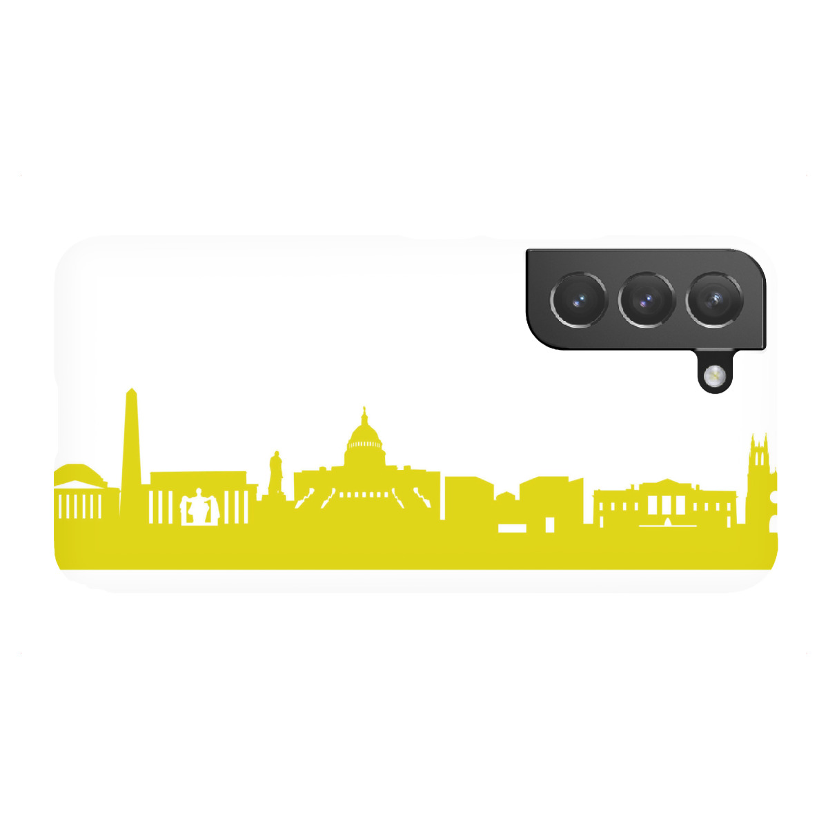 "Washington 06 Skyline Spring-Green Print monochrome"für Samsung Galaxy - Premium-Case Handyhülle artboxONE