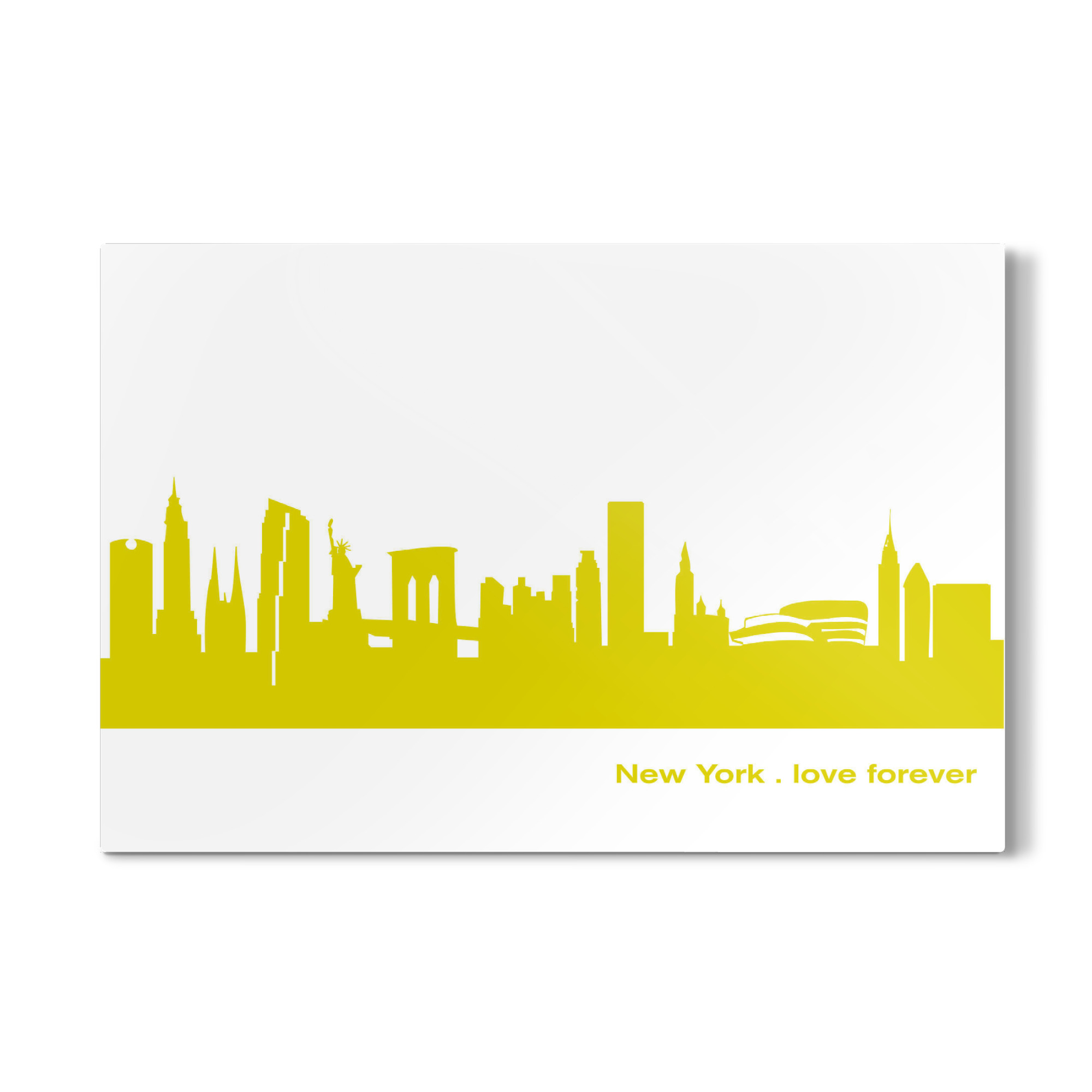 Galerie-Print "New York 06 Skyline Spring-Green Print monochrome" 30x20 cm artboxONE